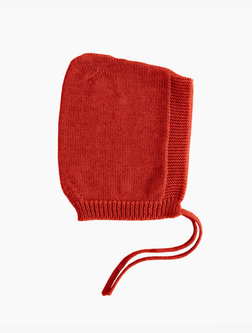 Pixie Bonnet in Red.