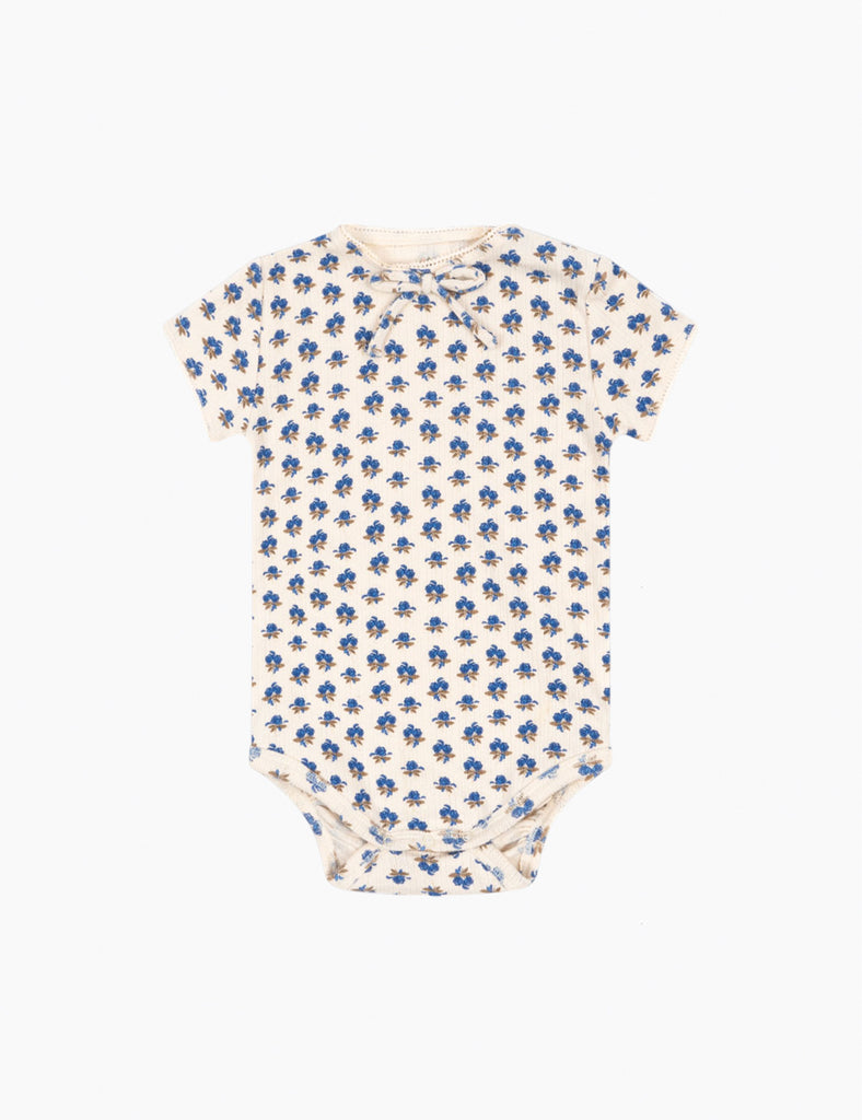 image of pointelle bodysuit in picco blue