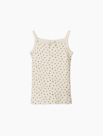 Image of Pointelle Camisole Tank in Tulip Print