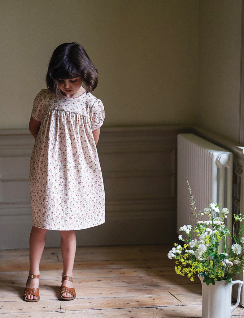 image of pointelle dress in bronte floral