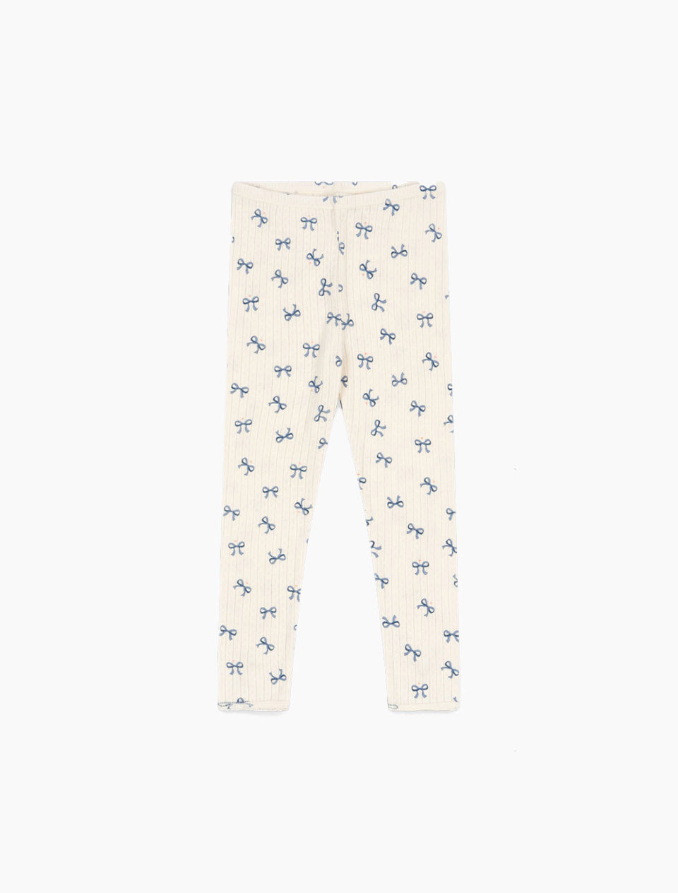 Image of Pointelle Leggings in Bow Bleu.