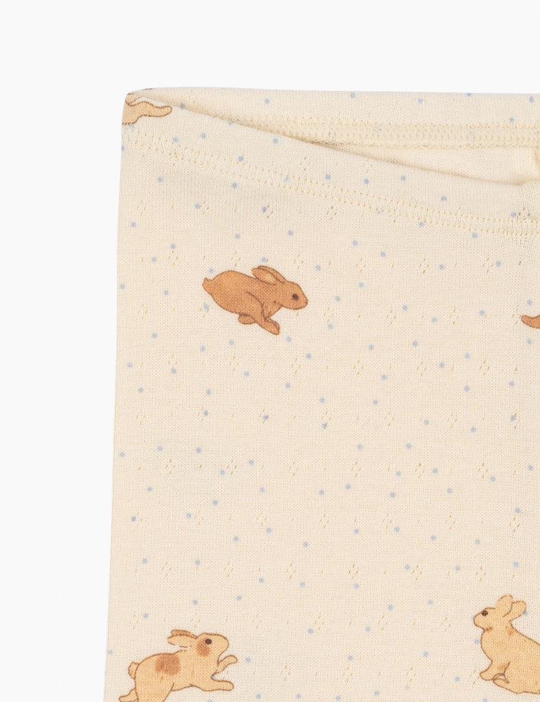image of pointelle minnie leggings in petite bunny