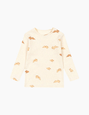 image of pointelle minnie top in bunnies