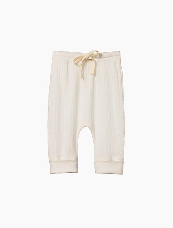 Image of Pointelle Pants in Natural.