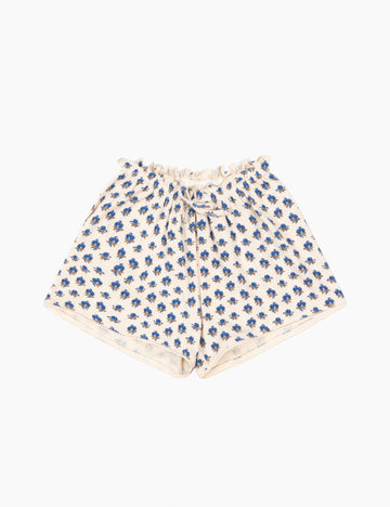 image of pointelle short in picco blue