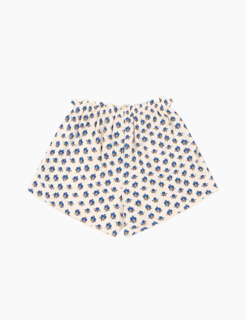 image of pointelle short in picco blue