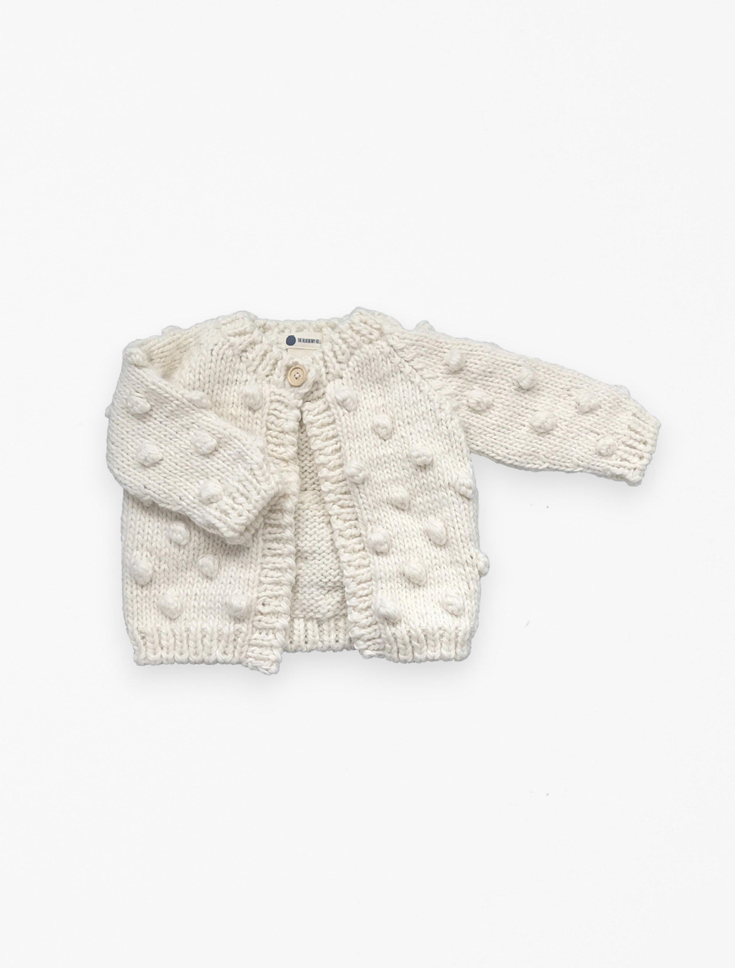 White popcorn outlet cardigan