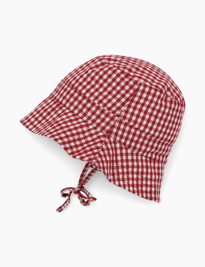 Image of River Bucket Hat in Red.