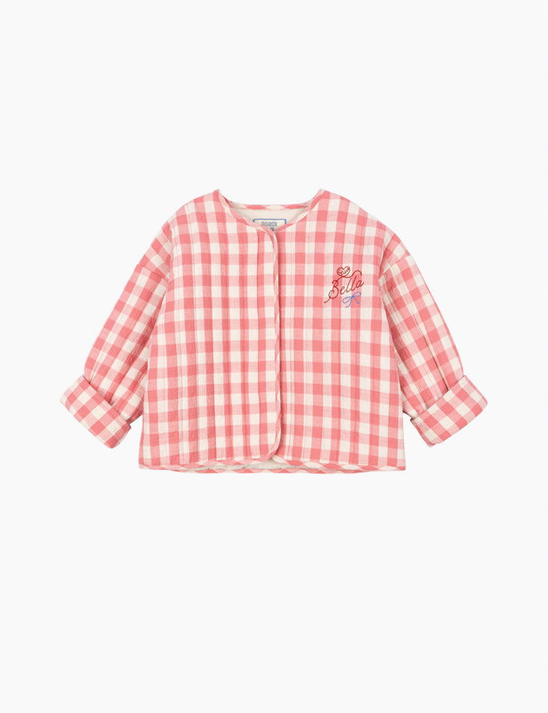 Image of Rosie H-W X Konges Sløjd Bella Jacket in Peach Blossom Check