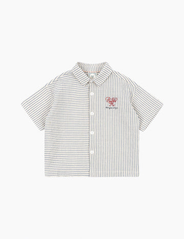 Image of Rosie H-W X Konges Sløjd Duo Shirt in Stripe Bluie