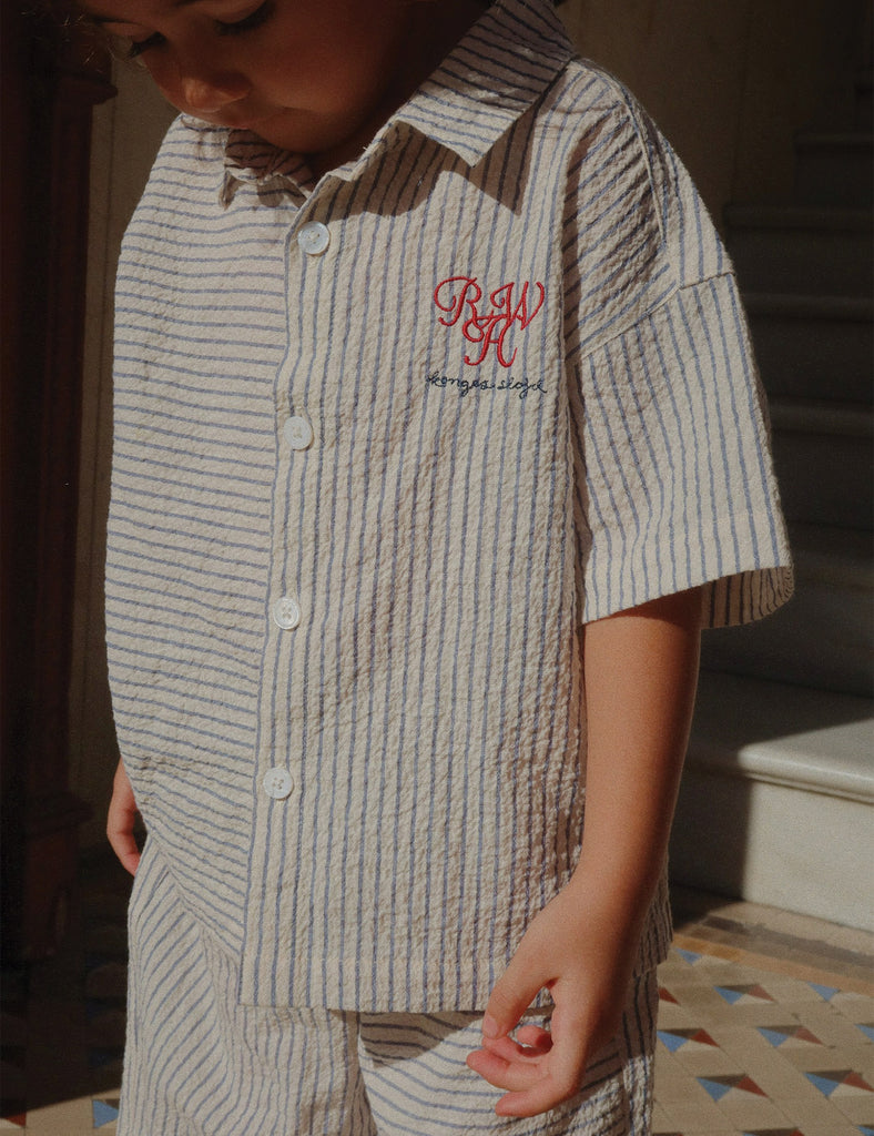 Image of Rosie H-W X Konges Sløjd Duo Shirt in Stripe Bluie