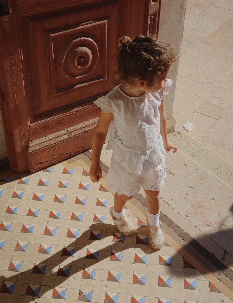 Image of Rosie H-W X Konges Sløjd Fiori Shorts in Optic White