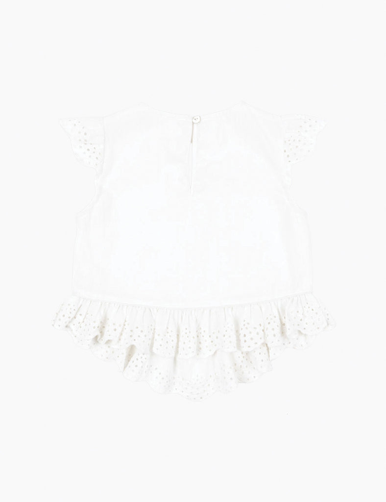 Image of Rosie H-W X Konges Sløjd Fiori Top in Optic White