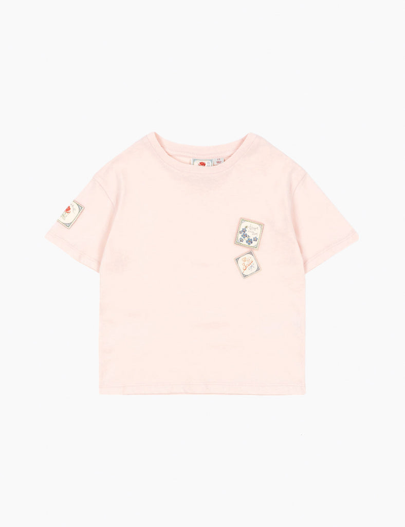 Image of Rosie H-W X Konges Sløjd Lettre Tee in Chalk Pink