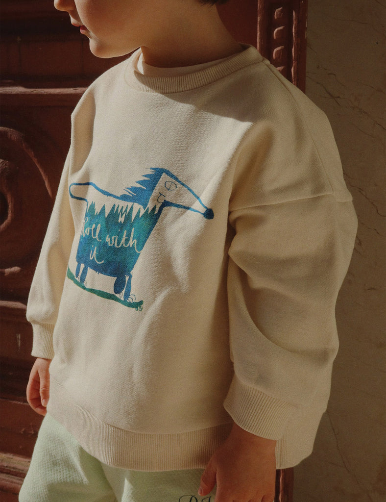 Image of Rosie H-W X Konges Sløjd Roller Sweat in Summer Sand