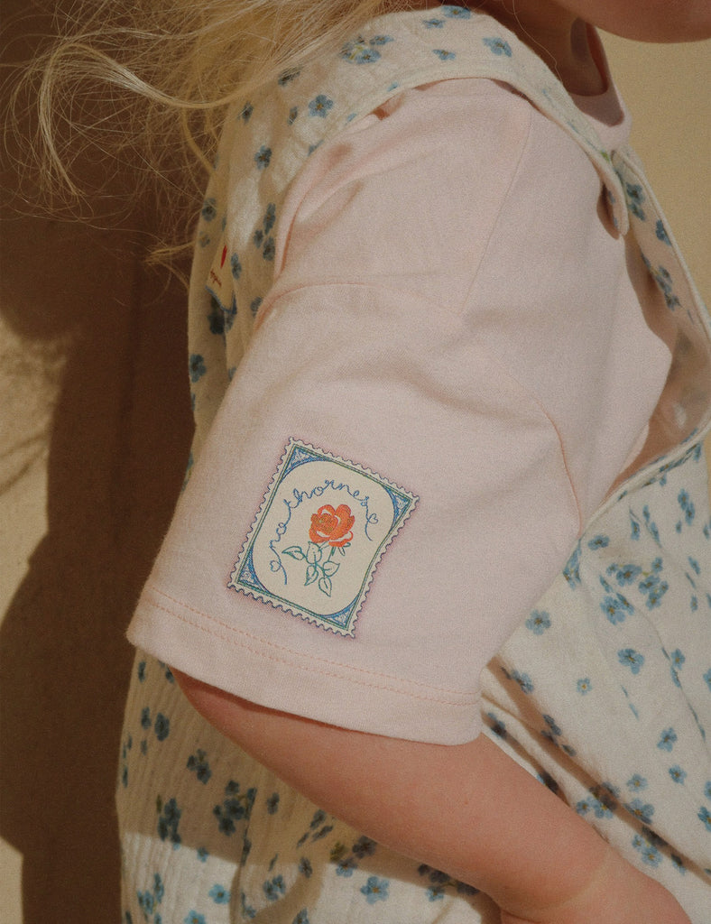 Image of Rosie H-W X Konges Sløjd Lettre Tee in Chalk Pink