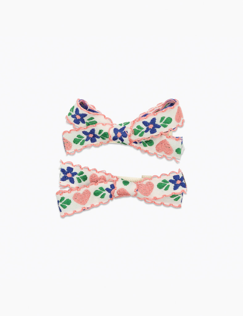 Image of Rustic Cottage Bow Clips.