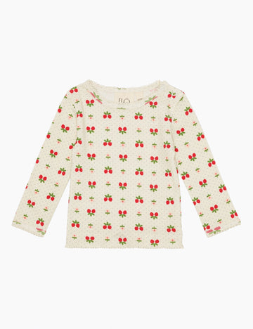 image of sofia jersey top in berry floral