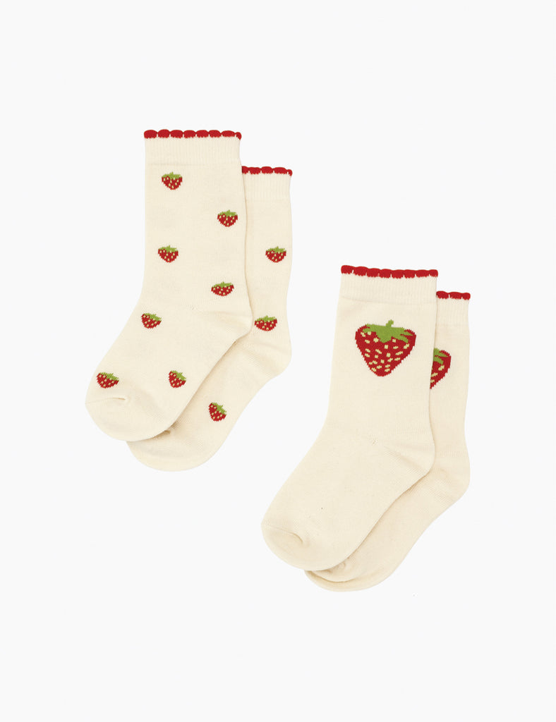 Image of socks in strawberry