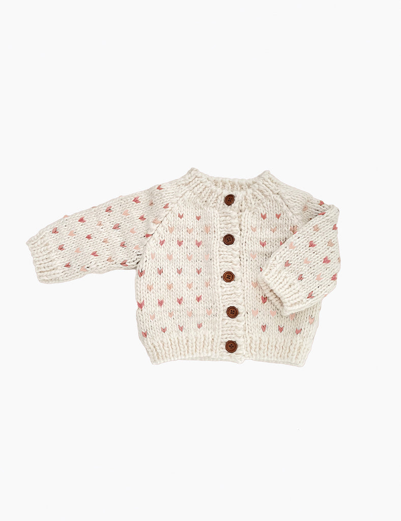 Image of Sawyer Cardigan in Hearts.