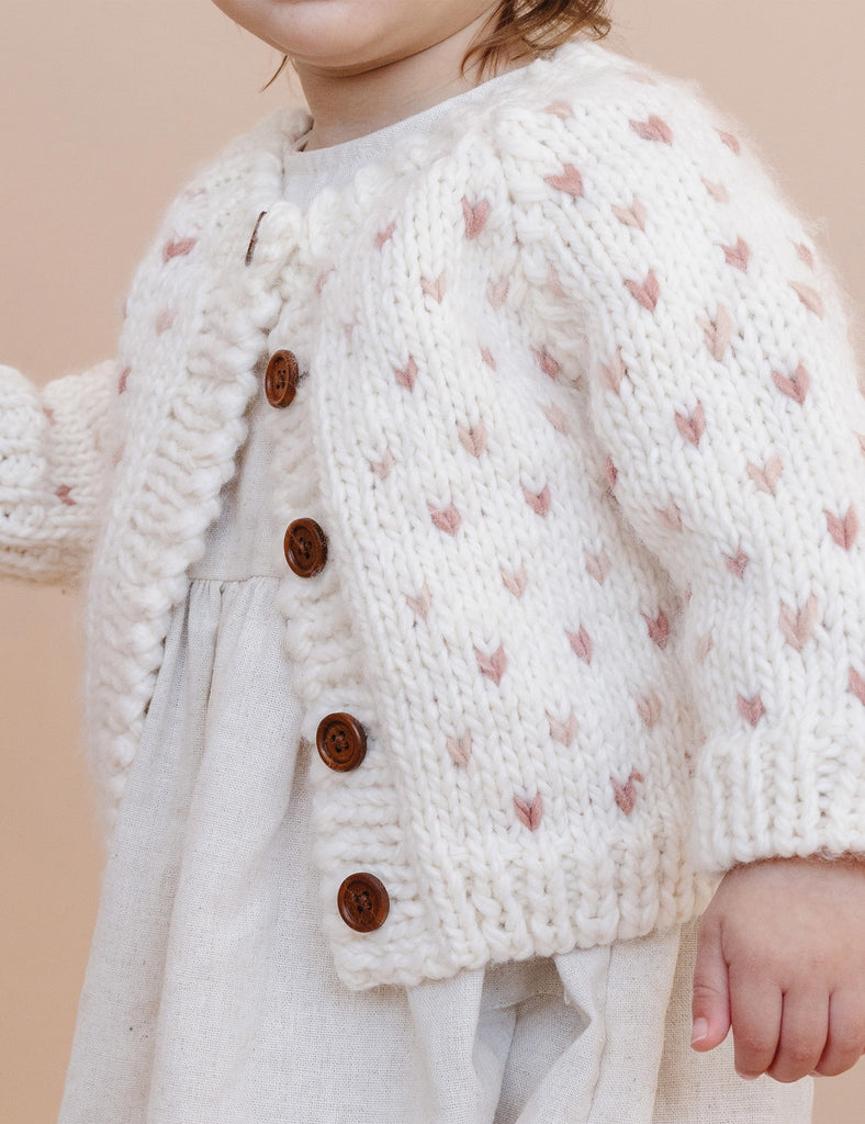 Image of Sawyer Cardigan in Hearts.