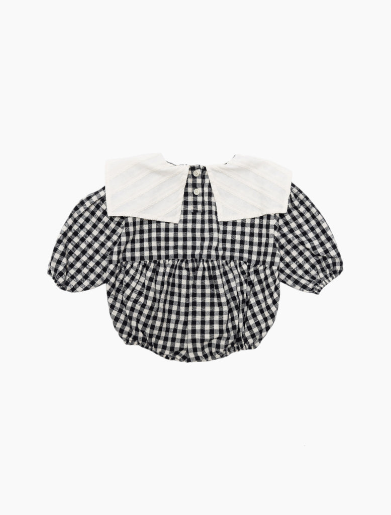 Image of Scottie Romper in Gingham.