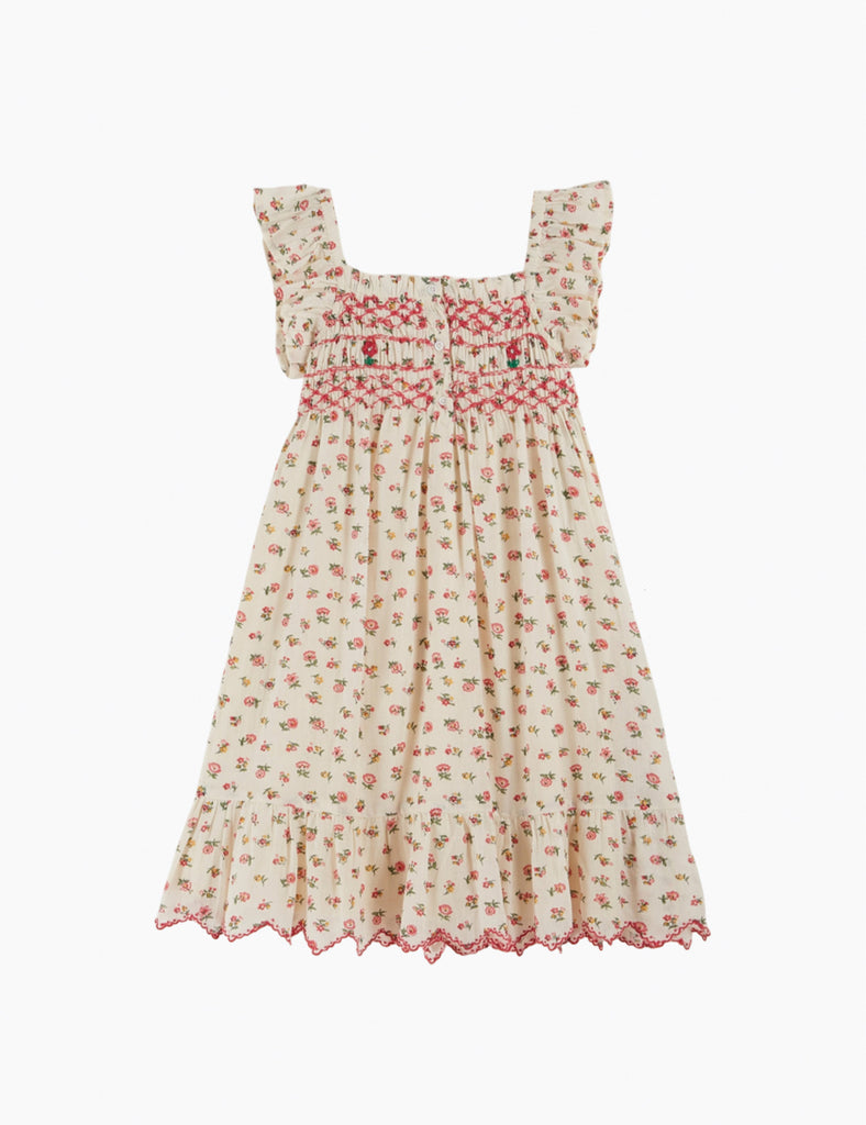 Image of Smocked Dress in Floresco