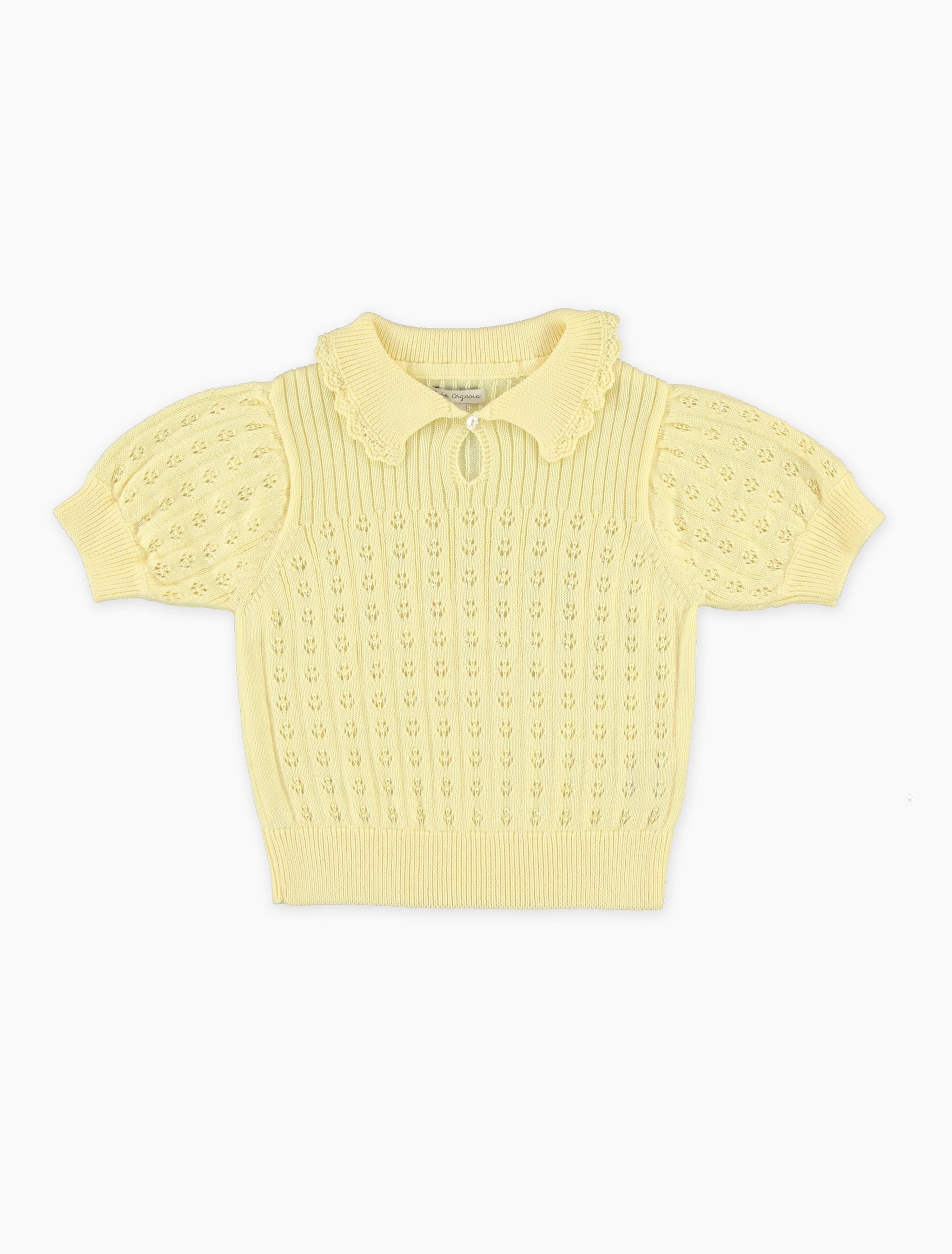 Summer Sweater in Butter Yellow Knit – Spilled Milk