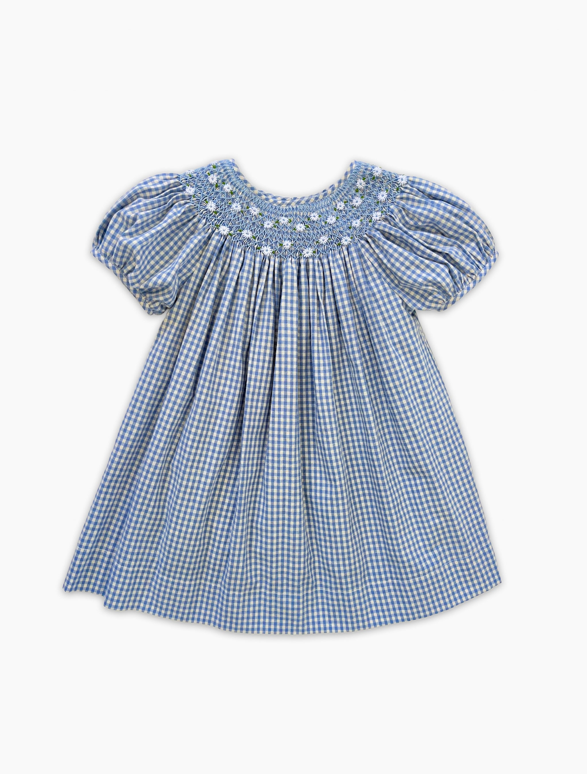 baby girl blue gingham dress Lolita Blue Gingham Girl's Dress