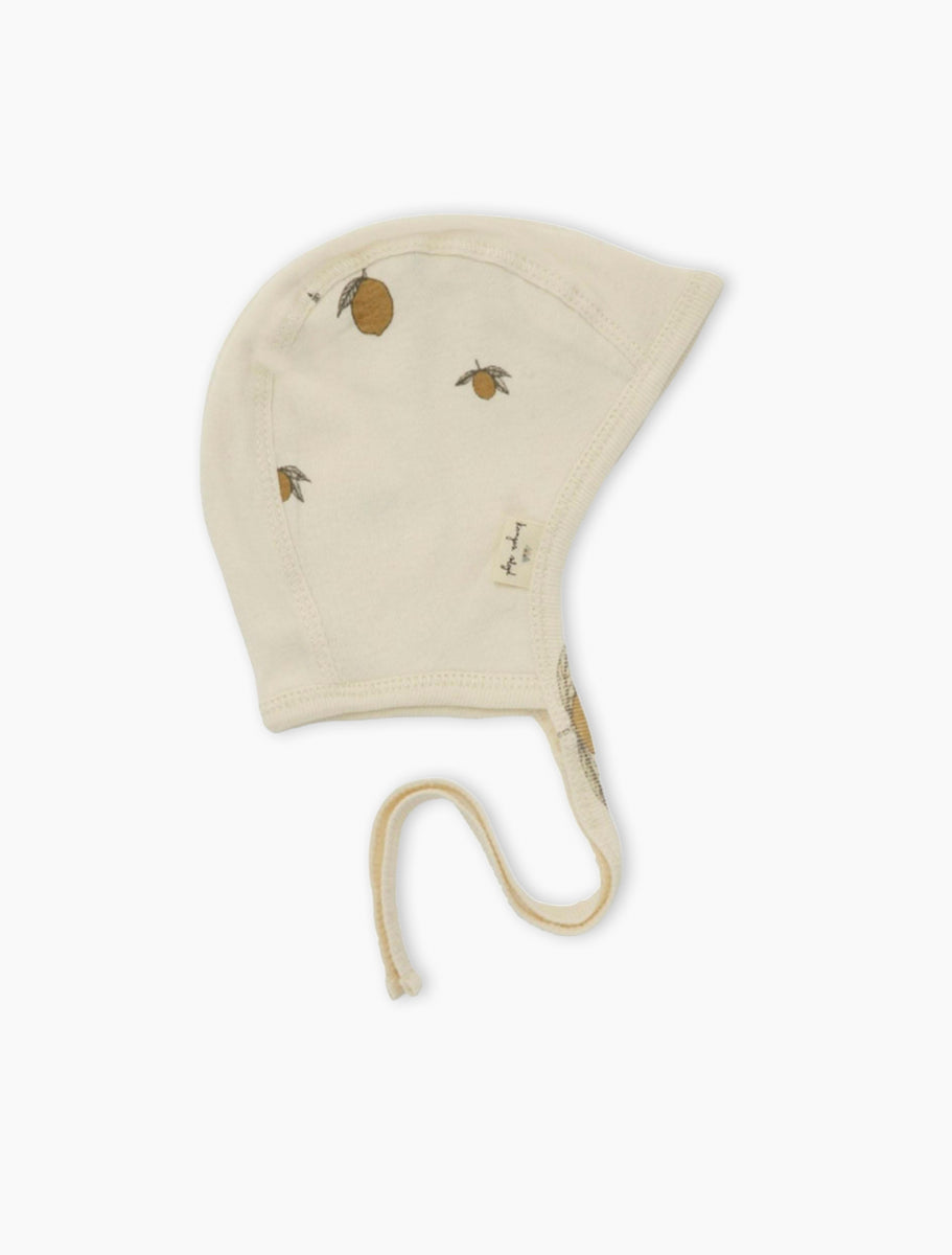 Baby Bonnet in Lemon – Spilled Milk