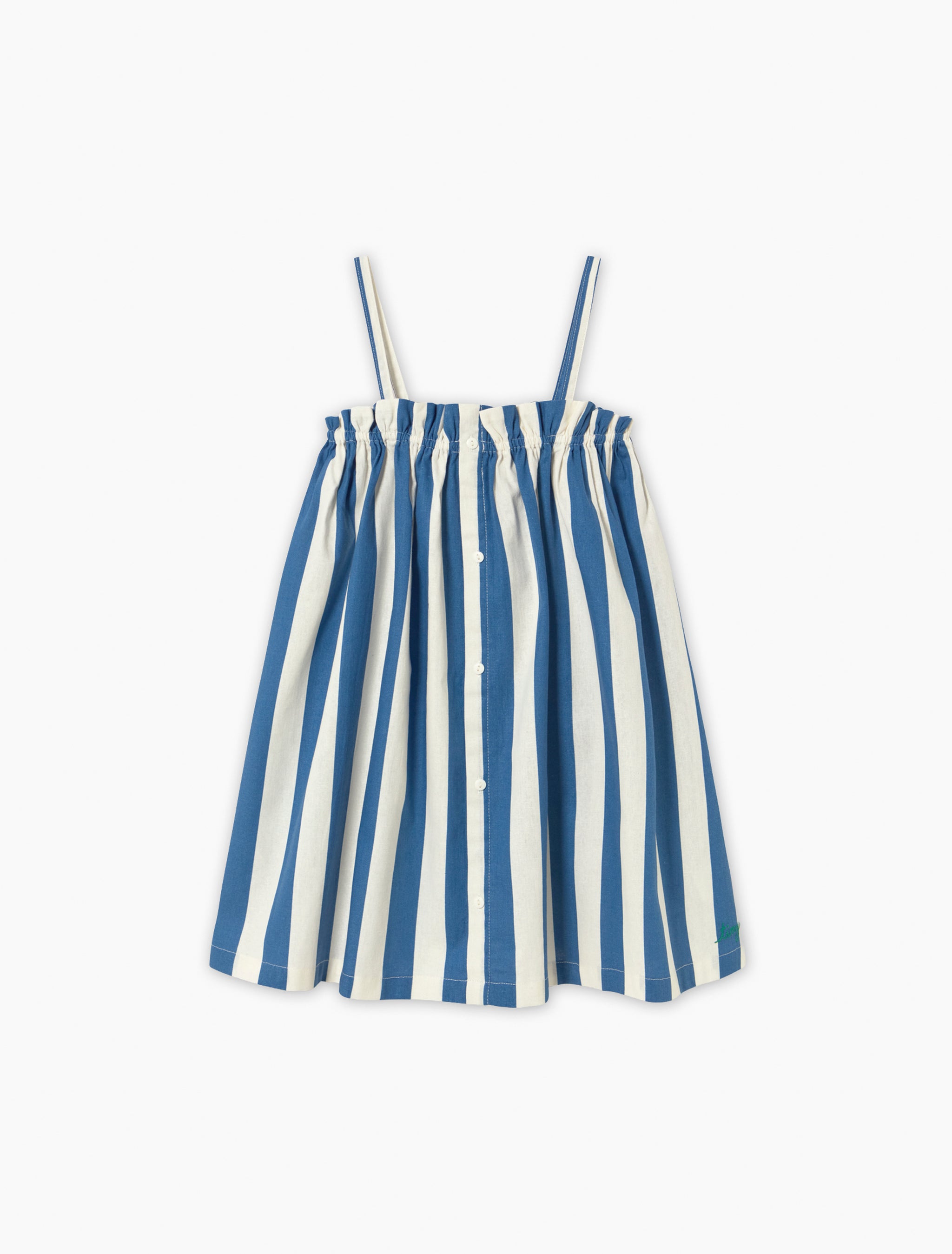 Light Navy Stripes Dress in Light Navy – Spilled Milk