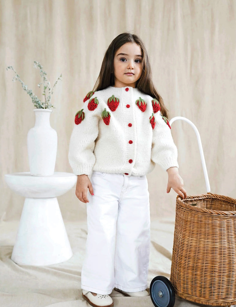 image of strawberry cardigan