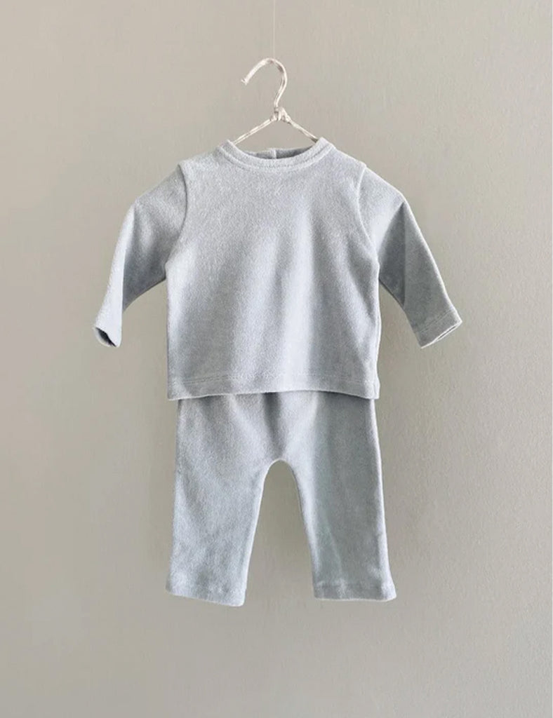 Image of Terry Set in Barely Blue