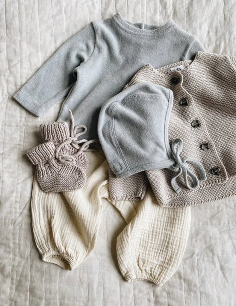 Image of Terry Set in Barely Blue