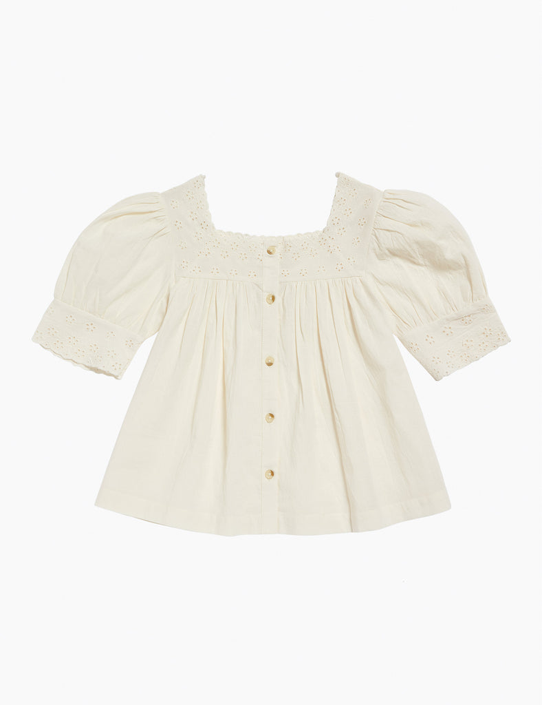 image of thea blouse in off white