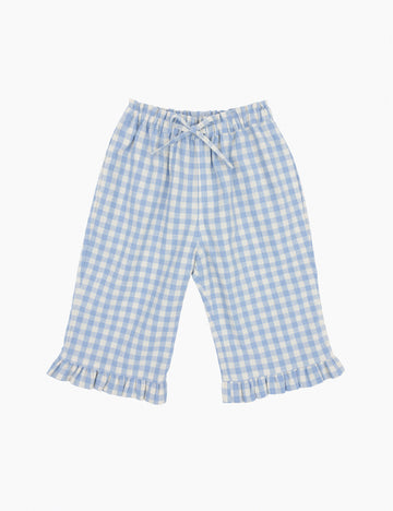 Image of Tillie Pants in Bluebell Check.