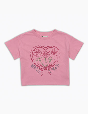 Image of Valentine Tee in Pink