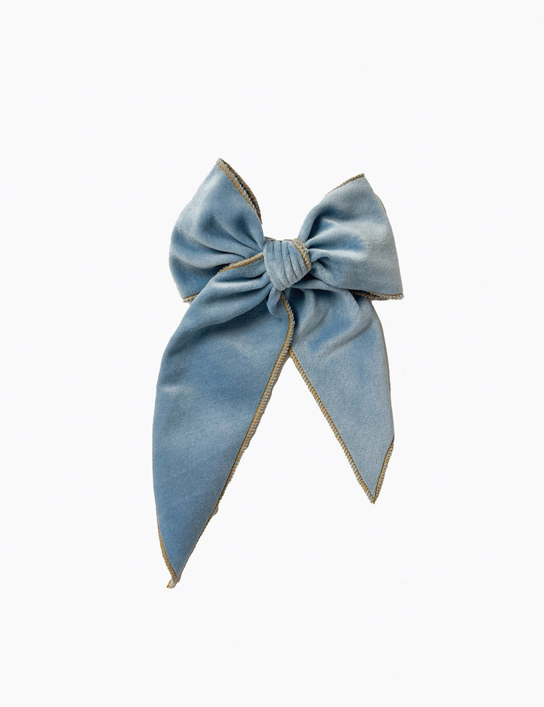 Image of Velvet Bow in Indigo.