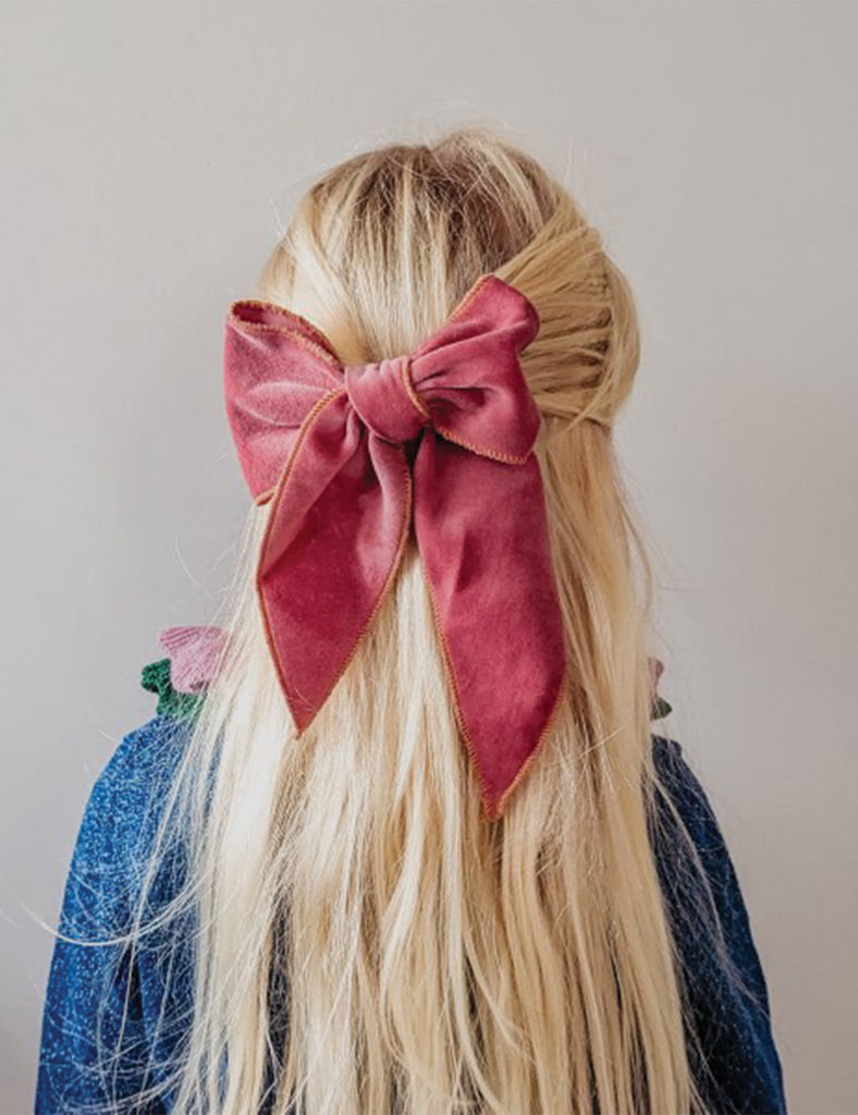 Image of Velvet Bow in Rosa.