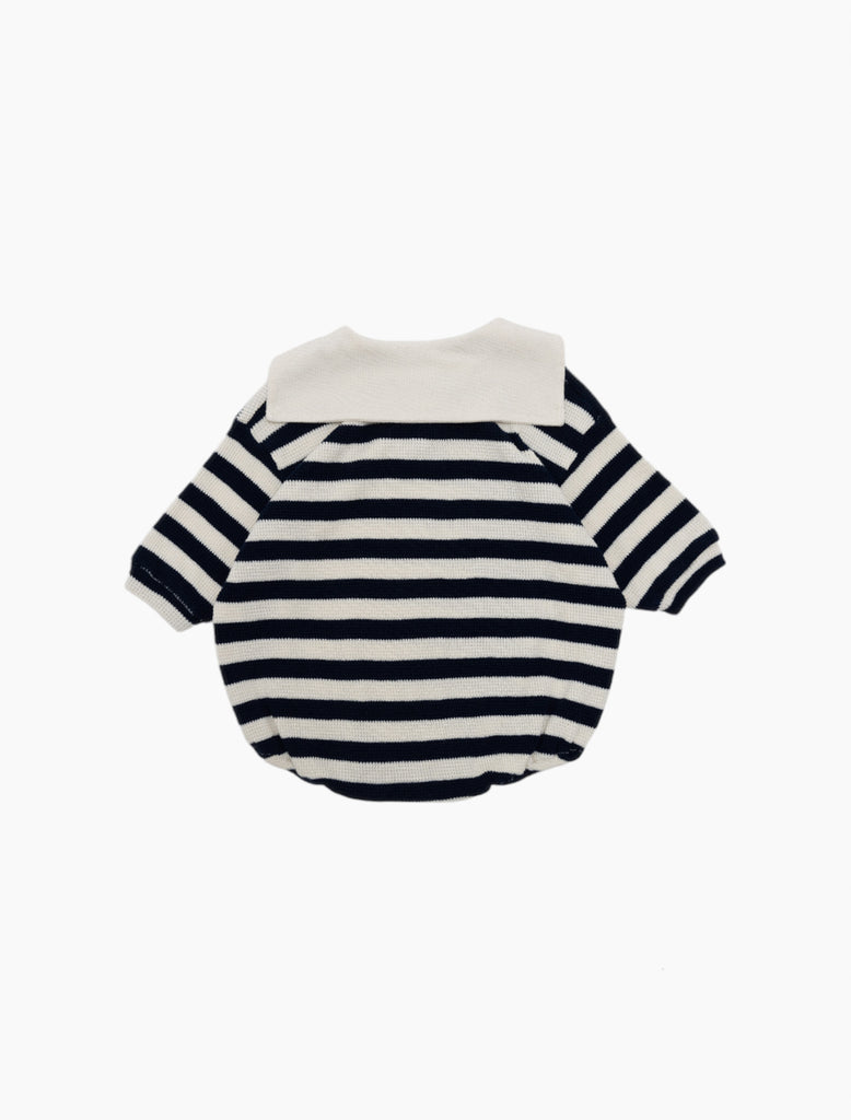 Image of Vivi Romper in Balboa Stripe.