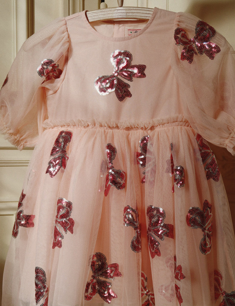 Image of Yvonne Sleeve Dress in Bella Bow.