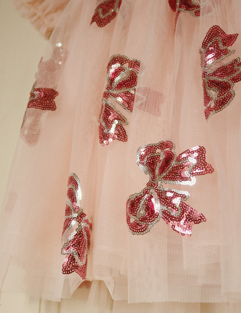 Image of Yvonne Sleeve Dress in Bella Bow.