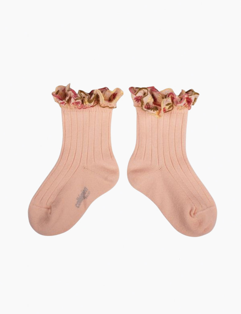 image of anemone socks in sorbet