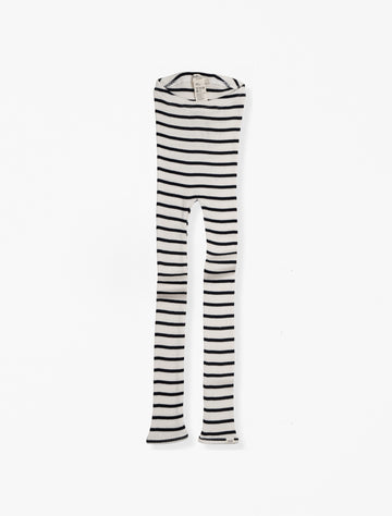 Minimalisma Bieber Silk Knit Legging in Sailor Stripe flat image