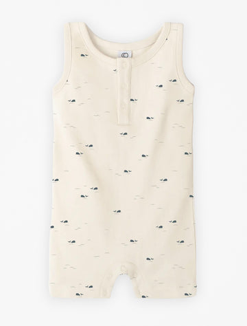 Nile Romper in Harbor Whale product image.