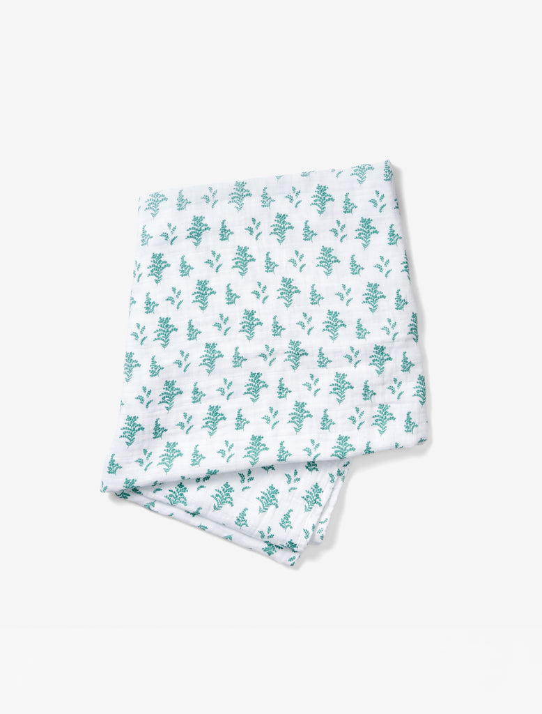 Lewis Goldenrod Swaddle in Spruce flat lay image